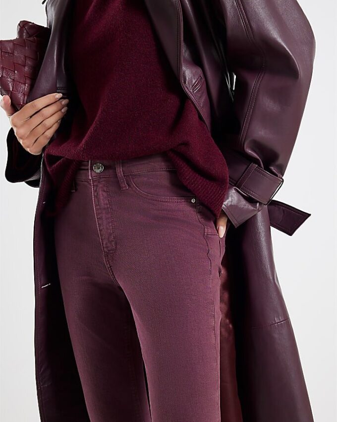 Lila skinny jeans