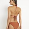 Lila vändbar flätad bikinitrosa