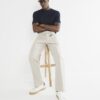 Marinblå 3-pack kortärmad slim fit-T-shirt