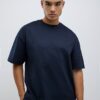 Marinblå boxy fit-T-shirt och shorts i set Marinblå boxy fit-T-shirt och shorts i set