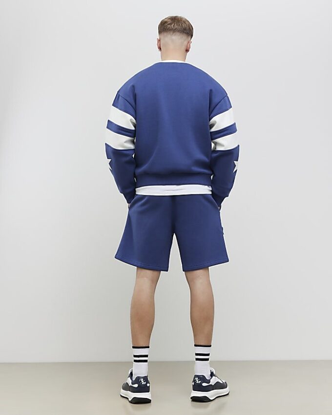 Marinblå Jort Fit Mont Prix-shorts