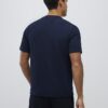 Marinblå kortärmad slim fit Ame Saint T-shirt