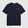 Marinblå kortärmad slim fit Ame Saint T-shirt