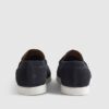Marinblå loafers