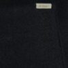 Marinblå overshirt med rundad fåll