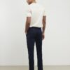 Marinblå slim fit-chinos