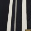 Marinblå slim fit-polotröja med ränder