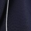Marinblå slim fit-shorts med texturerad kant