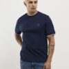 Marinblå slim fit-tröja med MCMXII-märke