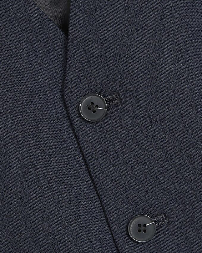 Marinblå slim fit-väst