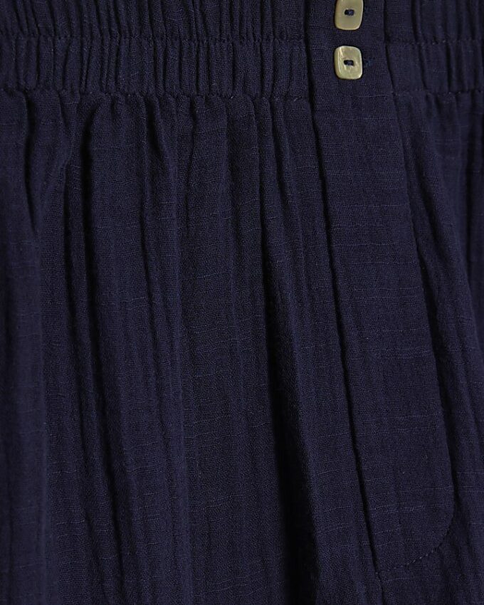Marinblå strandshorts