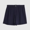 Marinblå strandshorts