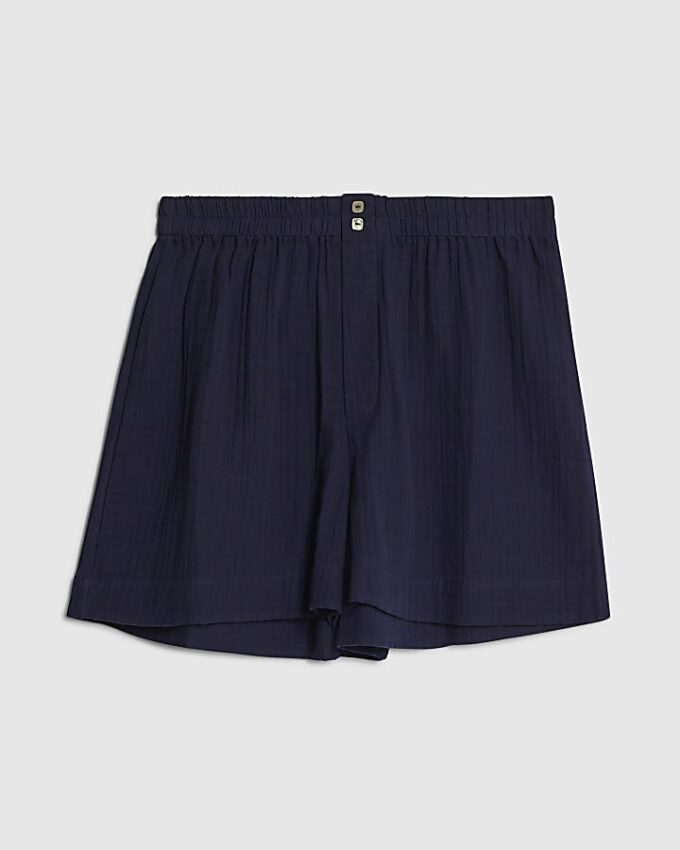 Marinblå strandshorts
