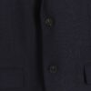 Marinblå stretchig slim fit-kostymjacka