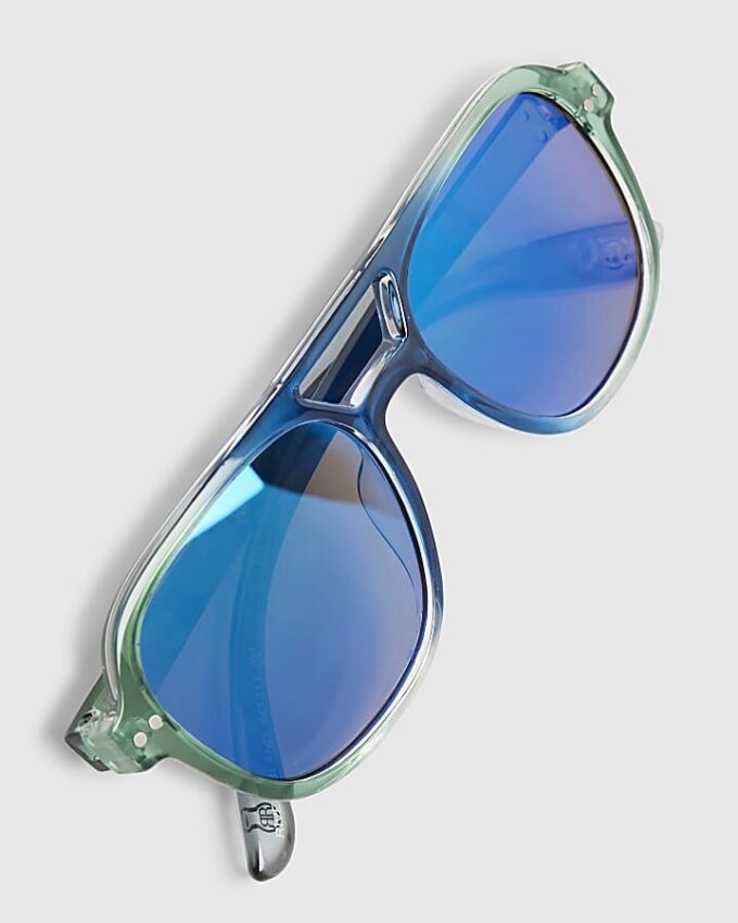 Mini Boys blå ombré aviator-solglasögon Mini Boys blå ombré aviator-solglasögon