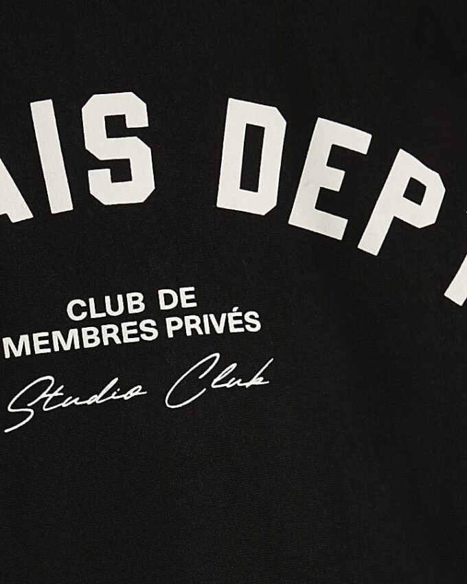 Mini Boys Black Palais Dept T-shirt