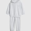 Mini Boys Blue Essentialism Hoodie Set Mini Boys Blue Essentialism Hoodie Set