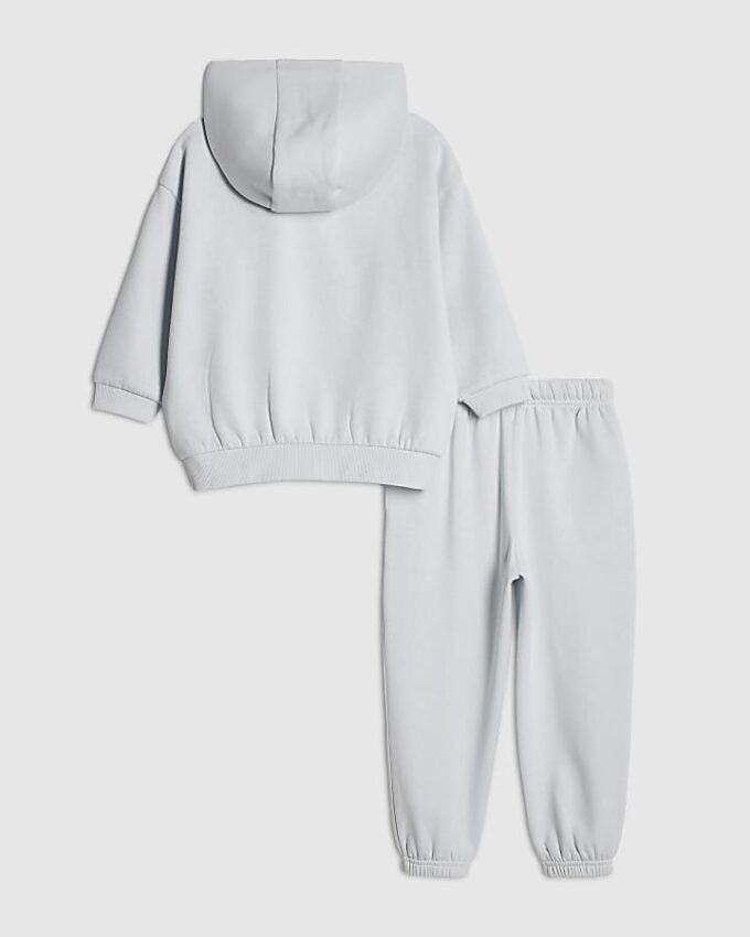 Mini Boys Blue Essentialism Hoodie Set Mini Boys Blue Essentialism Hoodie Set