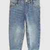 Mini Boys Blue Stretch Tapered Fit Jeans Mini Boys Blue Stretch Tapered Fit Jeans