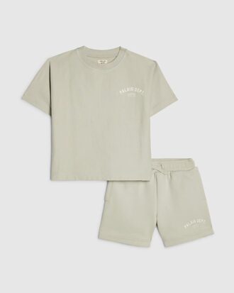 Mini Boys Grey Palais Dept T-shirt-set