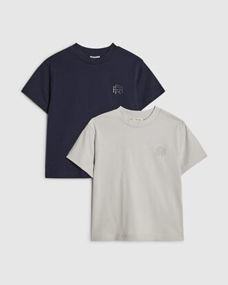 Mini Boys Navy RI 2-pack T-shirts