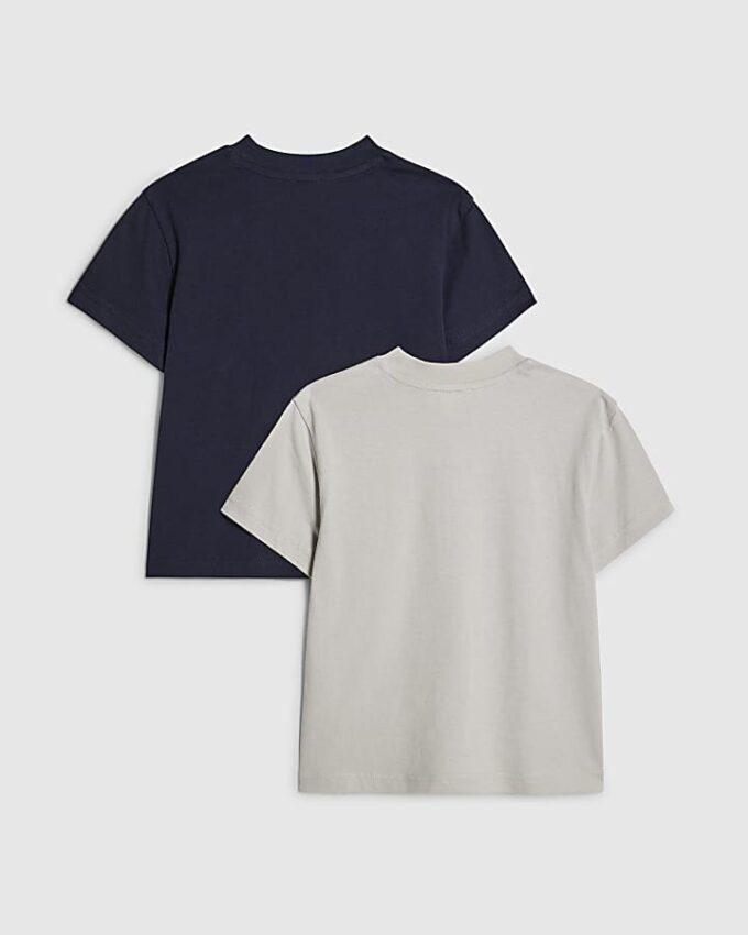 Mini Boys Navy RI 2-pack T-shirts