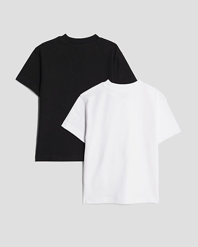 Mini Boys svart 2-pack RI T-shirts