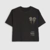 Mini Boys svart Dragon Japanese T-shirt