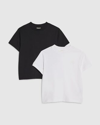 Mini Boys svart RR-paket med 2 T-shirts