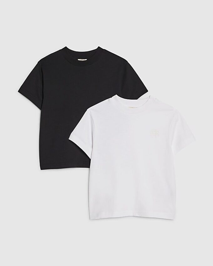 Mini Boys svart RR-paket med 2 T-shirts