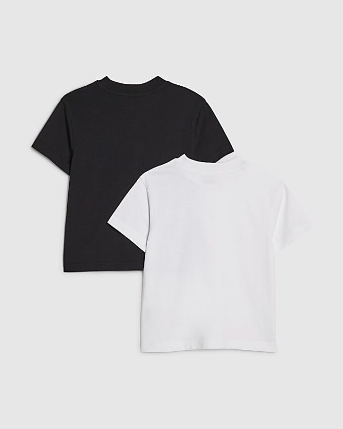 Mini Boys svart RR-paket med 2 T-shirts