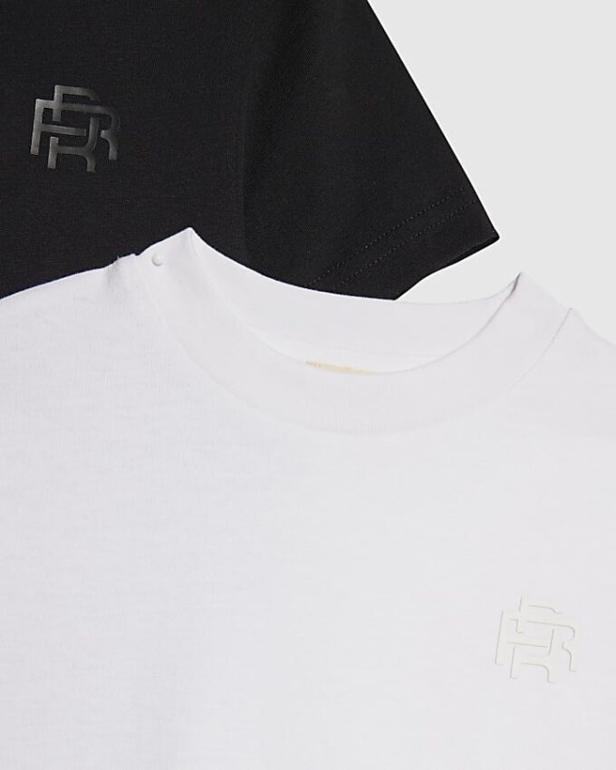 Mini Boys svart RR-paket med 2 T-shirts