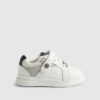 Mini Boys vita RI-präglade sneakers