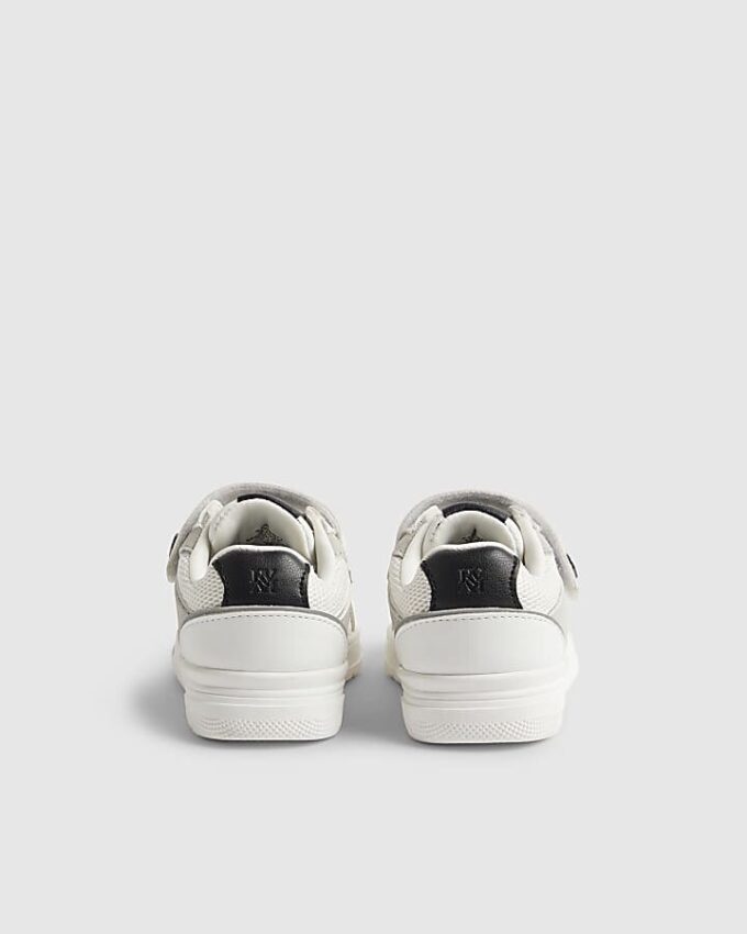 Mini Boys vita RI-präglade sneakers