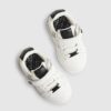 Mini Boys vita RI-präglade sneakers