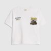 Mini Boys White Monster Truck T-shirt