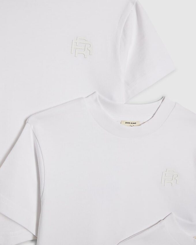 Mini Boys White RR 3-pack T-shirts