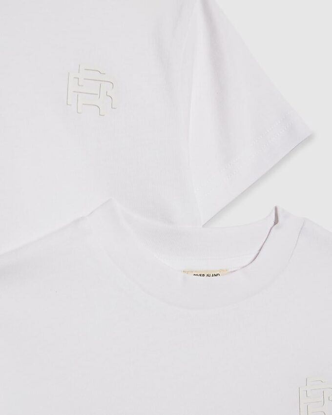 Mini Boys White RR 3-pack T-shirts