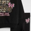 Mini Girls Black Girl Vibe Sweatshirt Set Mini Girls Black Girl Vibe Sweatshirt Set