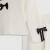 Mini Girls Cream Bow Trousers Set Mini Girls Cream Bow Trousers Set
