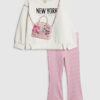 Mini Girls Cream York Bag Sweatshirt Set Mini Girls Cream York Bag Sweatshirt Set