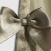 Mini Girls Khaki Satin Bow T-Shirt Set Mini Girls Khaki Satin Bow T-Shirt Set