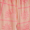 Mini Girls korallfärgat set med broderad topp i flera lager Mini Girls korallfärgat set med broderad topp i flera lager