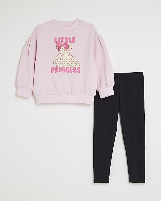 Mini Girls Pink Little Princess Bear Set Mini Girls Pink Little Princess Bear Set