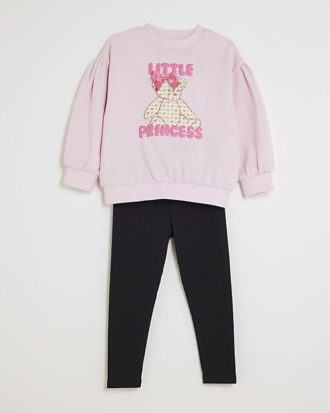 Mini Girls Pink Little Princess Bear Set Mini Girls Pink Little Princess Bear Set