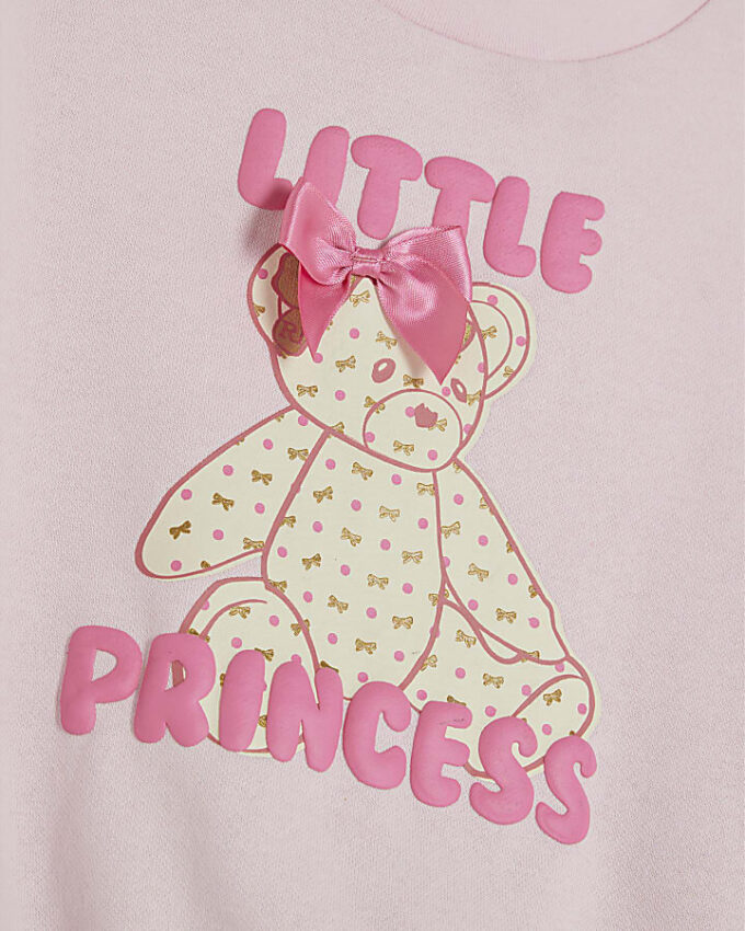 Mini Girls Pink Little Princess Bear Set Mini Girls Pink Little Princess Bear Set