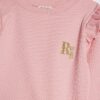 Mini Girls Pink RI Waistband Ribbed Set Mini Girls Pink RI Waistband Ribbed Set