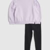 Mini Girls Purple 3D Bow Sweatshirt