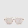 Mini Girls rosa glitter Aviator-solglasögon