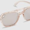 Mini Girls rosa glitter Aviator-solglasögon